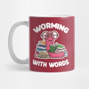 Worming With Words - Bookworm Mug